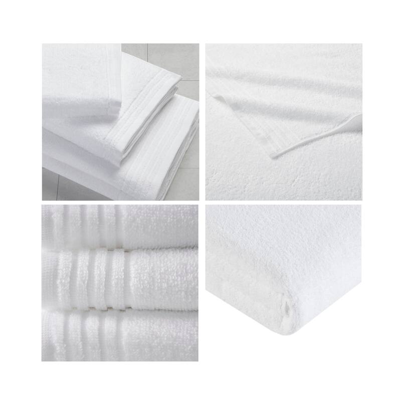 510 Design Big Bundle 100% Cotton Quick Dry 12 Piece Bath Towel Set