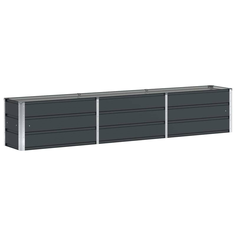 vidaXL Planter in Steel - 39.37 x 15.75 x 17.72"