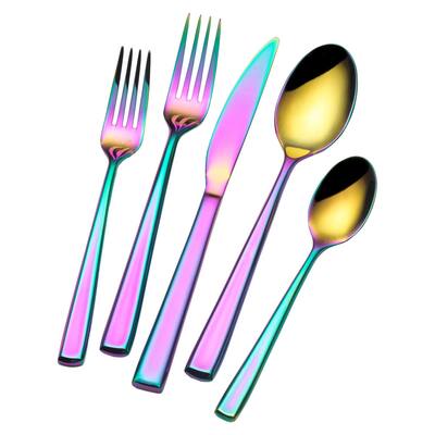 TOWLE LIVING DREAM RAINBOW 20 Pc Flatware Set