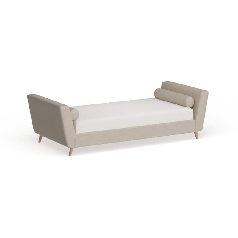 Sonja Linen Fabric Daybed by iNSPIRE Q Modern - Beige Linen