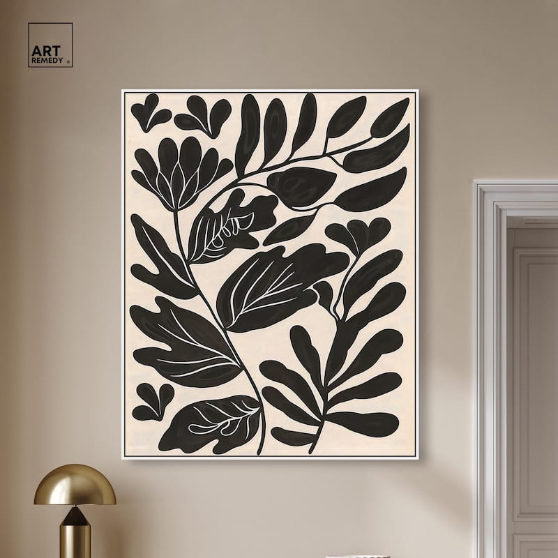 Ebony Eden Essence I Canvas by Art Remedy