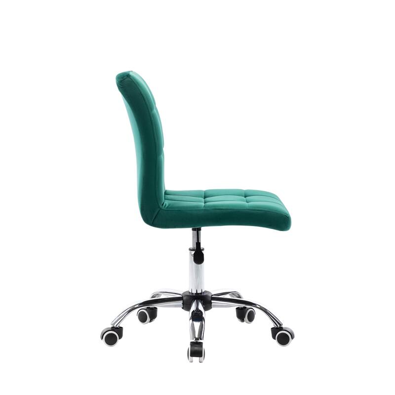 Porthos Home Palina Home Office Desk Chair, Velvet, Roller Wheels