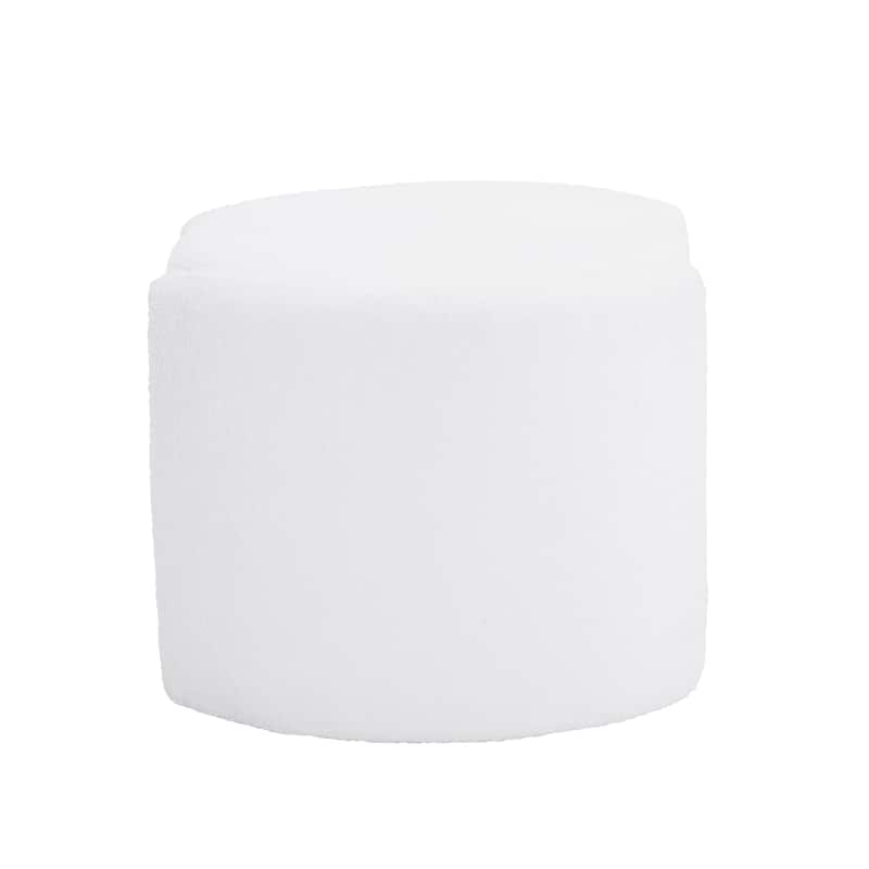 Christopher Knight Home - Sophia Cozy Lamb Fleece Round Storage Ottoman: Comfort Meets Practicality
