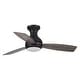preview thumbnail 4 of 6, 48" Oil Rubbed Bronze LED Low Profile Ceiling Fan with Light and Remote Control - 48 in