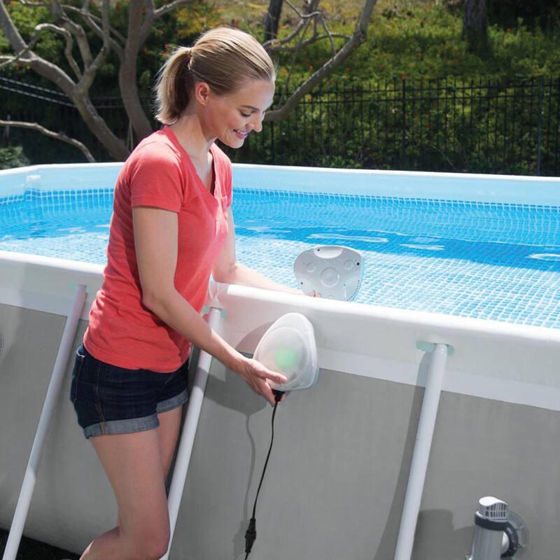 Intex Underwater Multi Color LED Magnetic Above Ground Swimming Pool Wall Light - 3