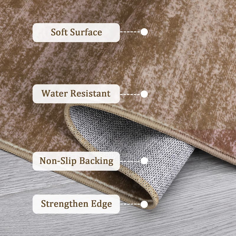 Garvee Modern Abstract Solid Area Rug