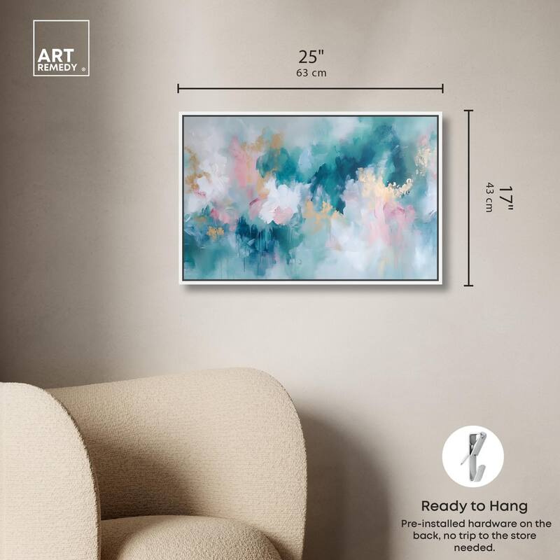 Emerald Sky Canvas by Art Remedy