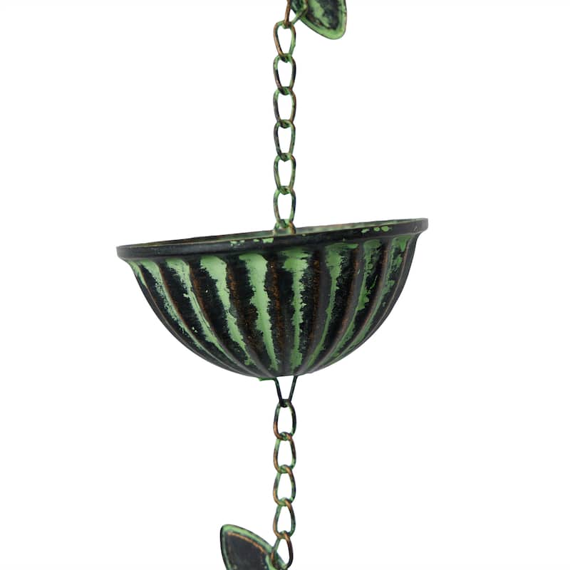 Metal Hanging Dragonfly Chain Rain Catcher
