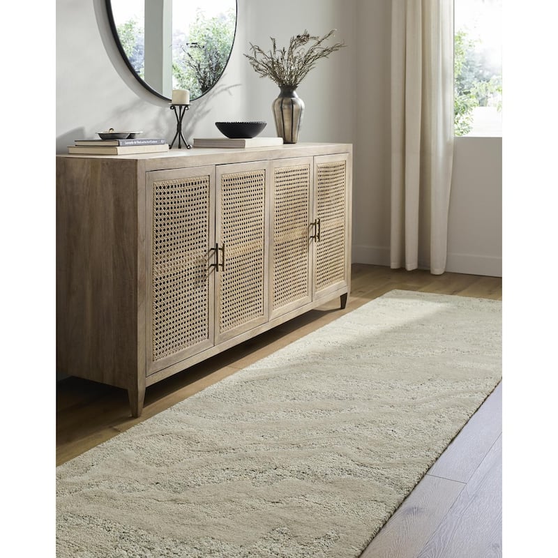 Livabliss Rustic Divine Abstract Area Rug - 8' x 10' - Brown/Ivory