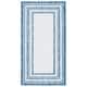 preview thumbnail 63 of 140, SAFAVIEH Courtyard Vickie Indoor/ Outdoor Waterproof Patio Backyard Rug 2'7" x 5' - Ivory/Navy