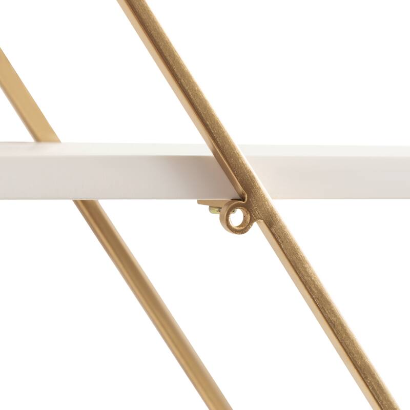 Kate and Laurel Daxton Modern Geometric Wall Shelf