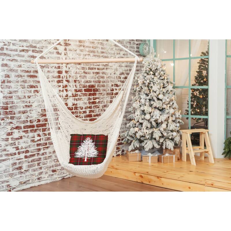 Tartan Pine Accent Pillow