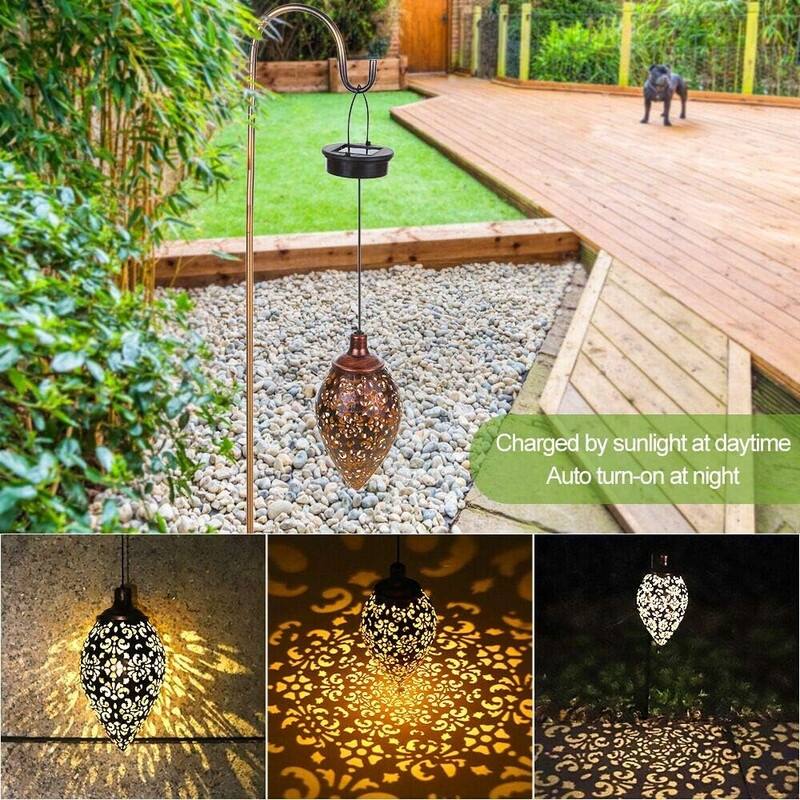 Hanging Solar Lights Solar Lantern LED Garden Lights