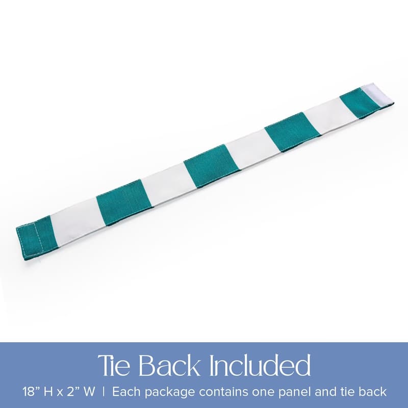 Stripe Outdoor UV Protected Privacy Tab Top Panel