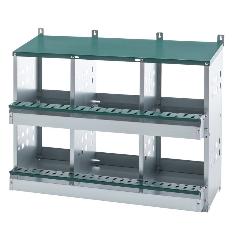 6 Compartments Chicken Nesting Box for Laying Eggs