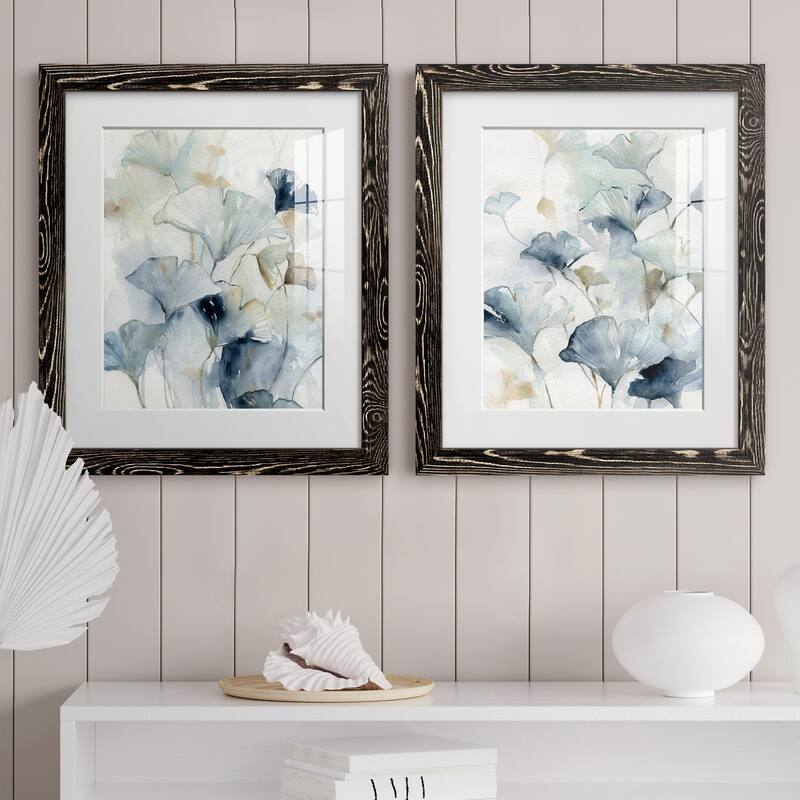 Indigo Ginkgo I-Premium Framed Print - Ready to Hang
