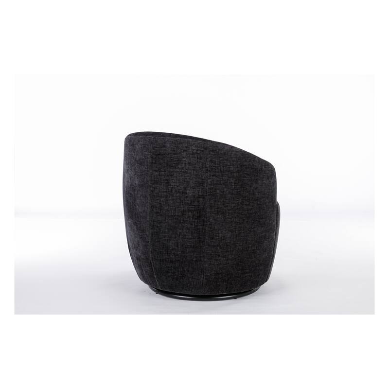 Fabric Swivel Accent Barrel Chair