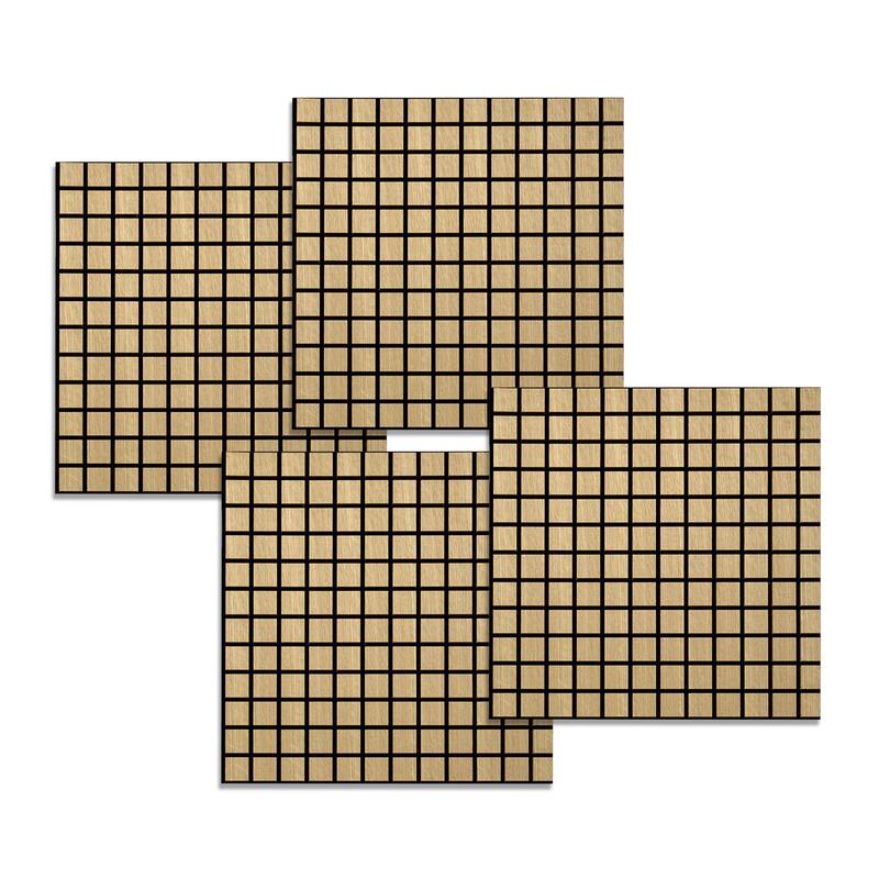 Acous ACB4-70 Blockbuster 24-in x 24-in x 0.4-in 4-Pack Wall Panels, Light Oak - Light Oak