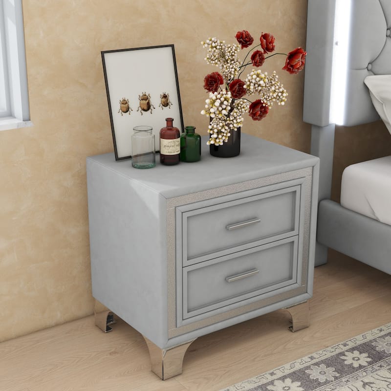 Velvet nightstand