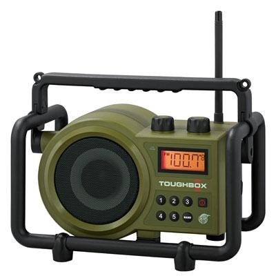 radio fm rugged rechargeable sangean am digital portable outdoor toughbox aux ultra tb tuning tb100 radios endlesssupplies led lowes boomboxes