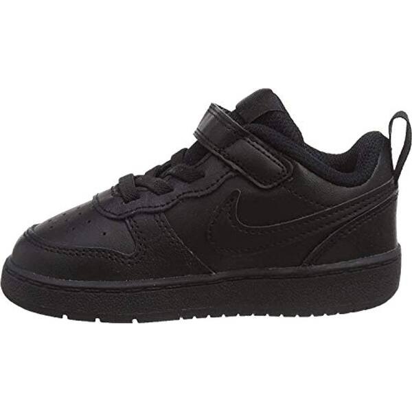 Nike Court Borough Low 2 Psv Little Kids Comfort Fashion Shoebq5451 001 Black Black Black Overstock