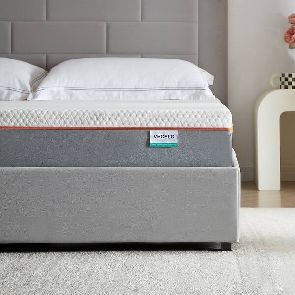 Javlergo 7.9 Inch Memory Foam Mattress for Cool Night & Pressure Relief, Medium Firm Feel