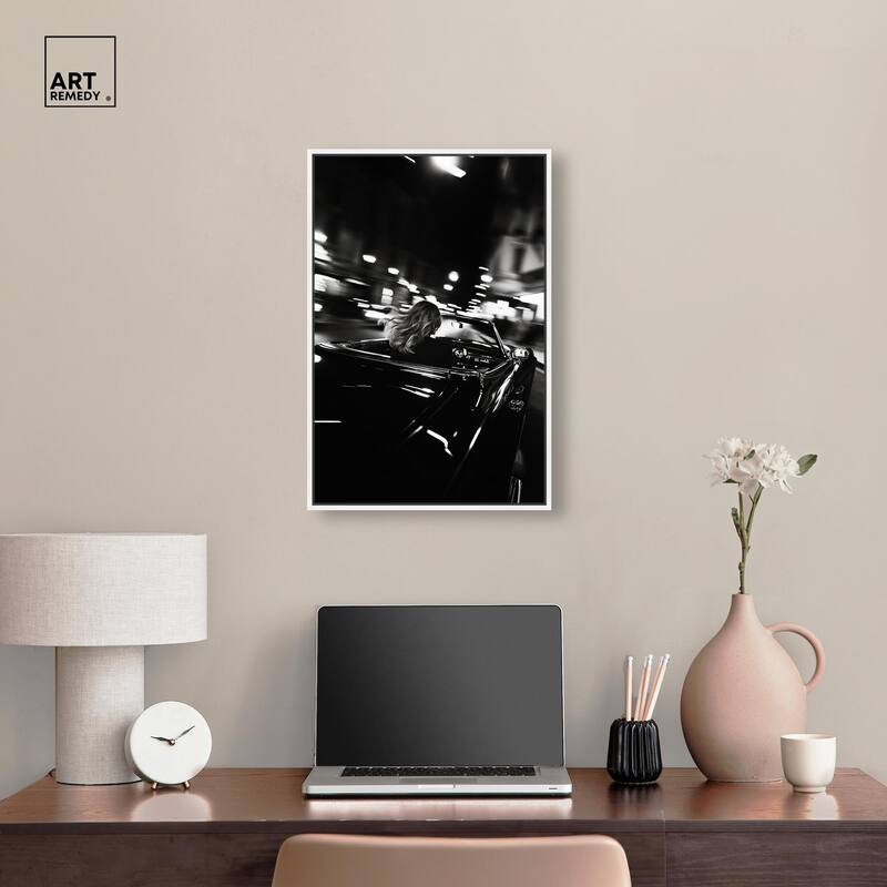 Night Ride Rhapsody Canvas by Art Remedy