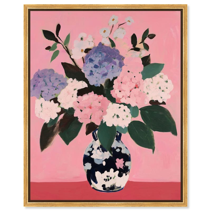 Flower Pot Dream I Canvas by Art Remedy - 20" x 24" - Gold