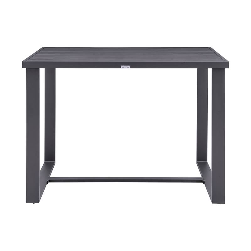 Argiope Grey Aluminum Outdoor 5-Piece Bar Height Dining Set