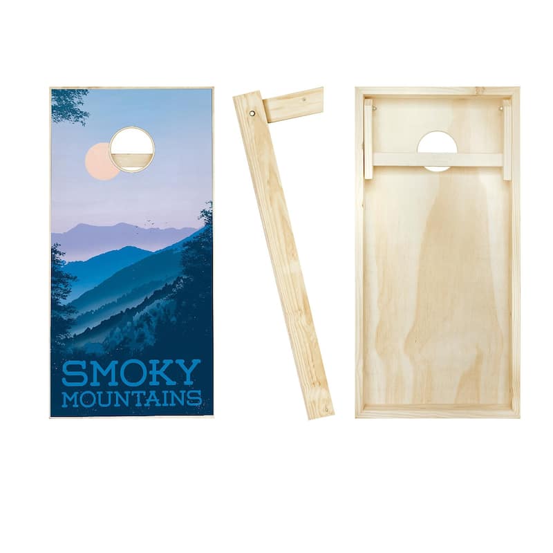 Smoky Mountains Cornhole Board Outdoor Game Set