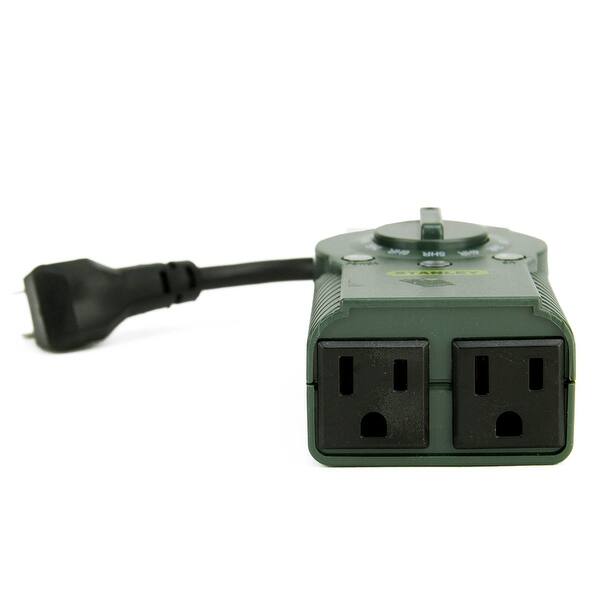 Stanley LightTimer Select Twin 2Outlet LightSensing Countdown Timer