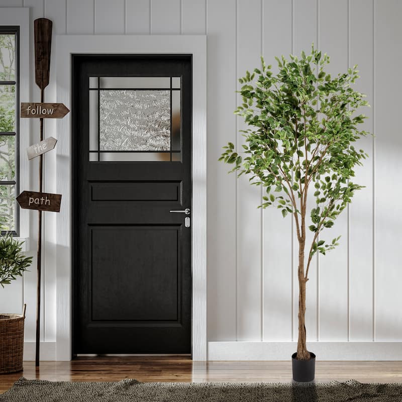 Potted Uv Treated Ficus Tree 7'