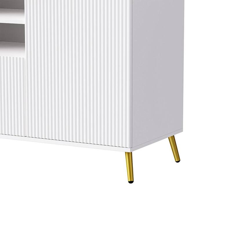 Modern 4-Piece Entertainment Wall Unit for TVs Up to 70"