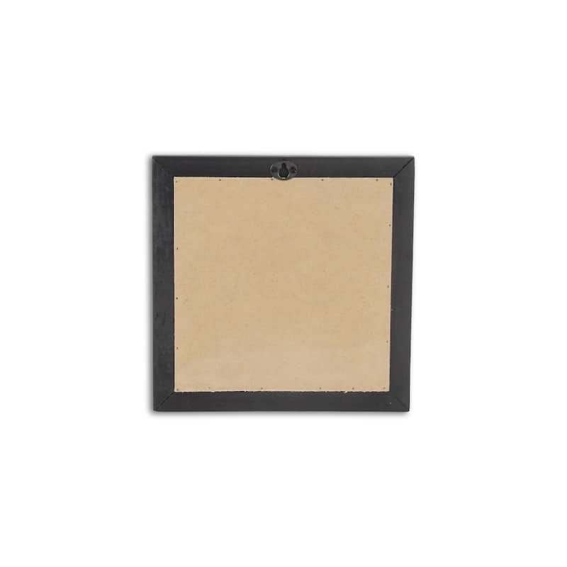 Fairgrove White Wooden Square Wall Sign