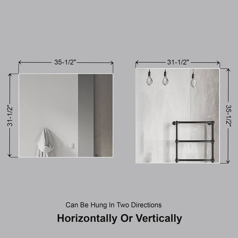 Catton Mirror - Rectangle 32" High