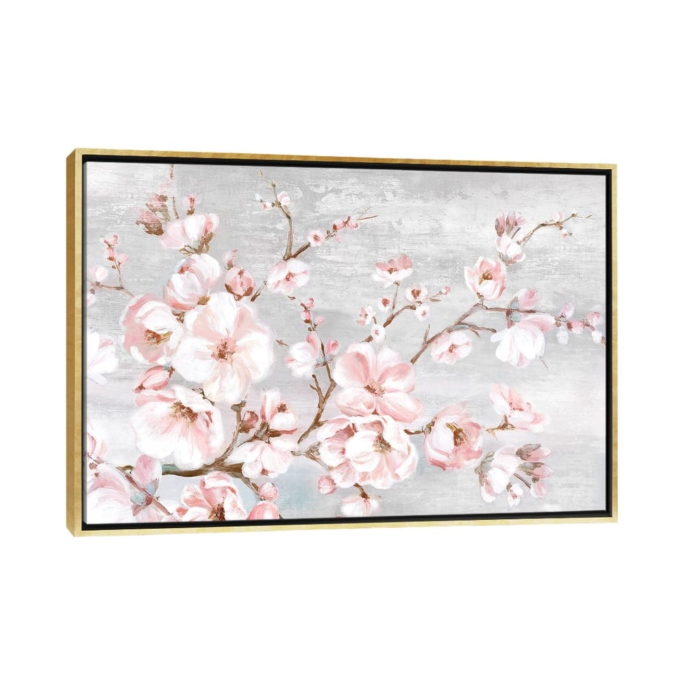 iCanvas "Spring Cherry Blossoms I " by Eva Watts Framed Canvas Print