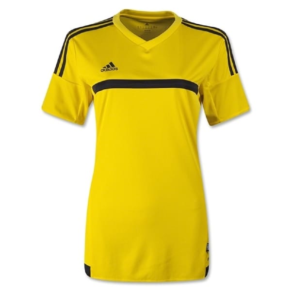 yellow and black adidas t shirt