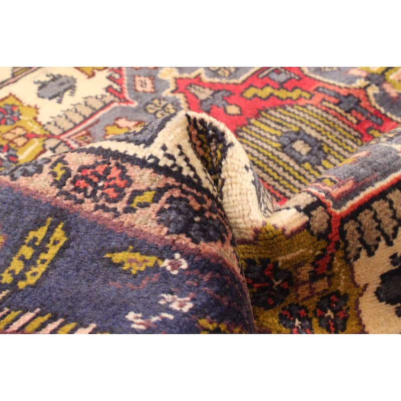 ECARPETGALLERY Hand-knotted Anatolian Cream Wool Rug - 3'2 x 6'2