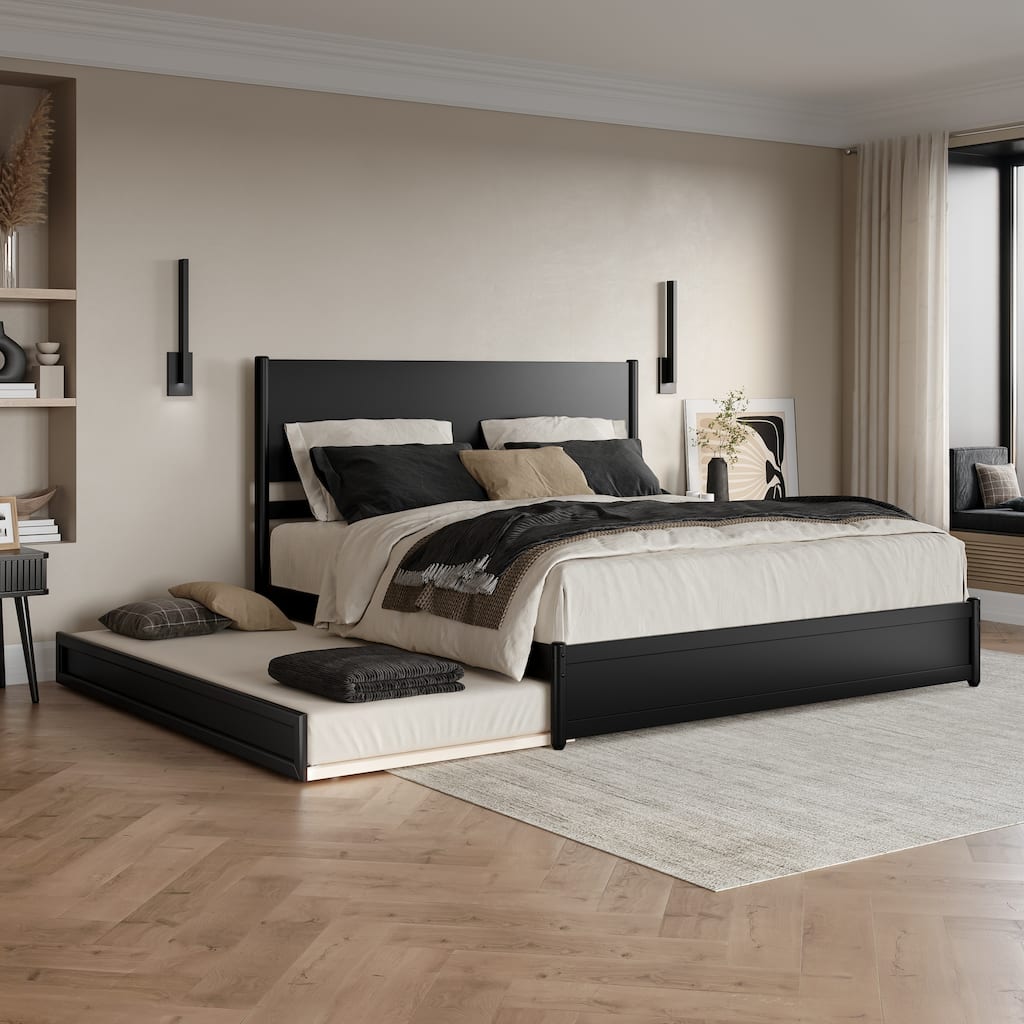 Ronan Platform Bed with Trundle