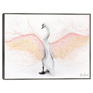 White Swan by Ashvin Harrison Canvas Art Print - Bed Bath & Beyond ...