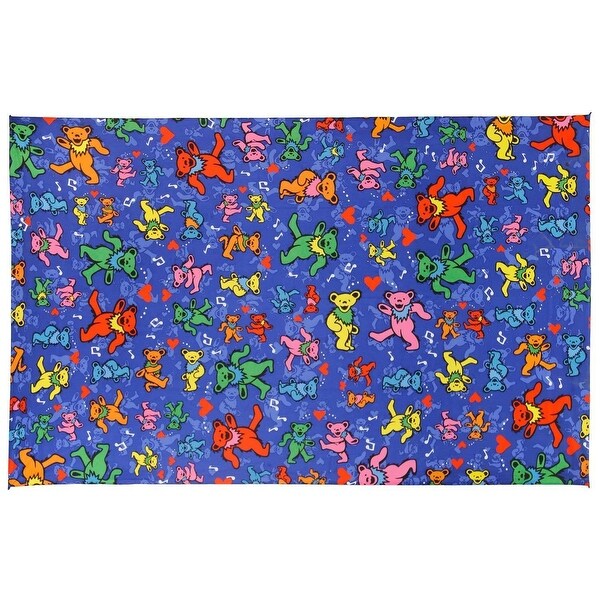Grateful Dead Tapestry 3D Jam Bears Wall Art Beach Sheet Throw 60x90