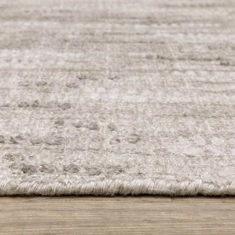 Cameryn Textural Distressed Abstract Beige/ Brown Area Rug