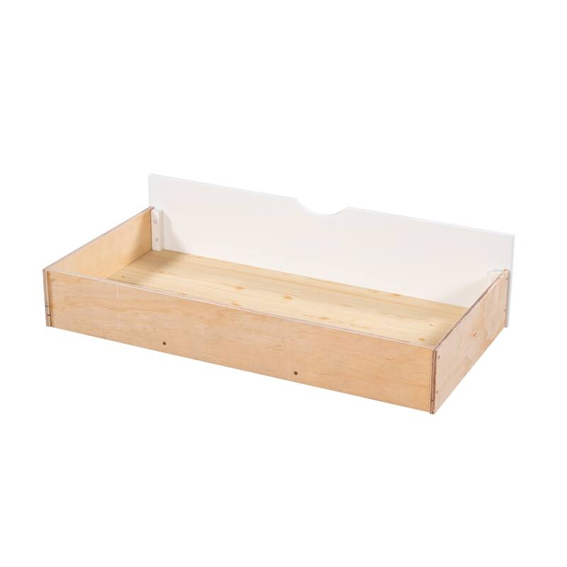 Merax House Bed with Roof, Window and Drawer