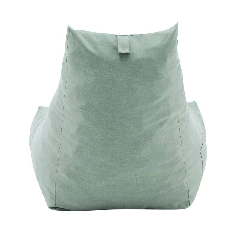 Christopher Knight Home - Lila Outdoor Patio Ergonomic Upholstered Bean Bag Chair with Shredded Foam Filled & Removable Cover