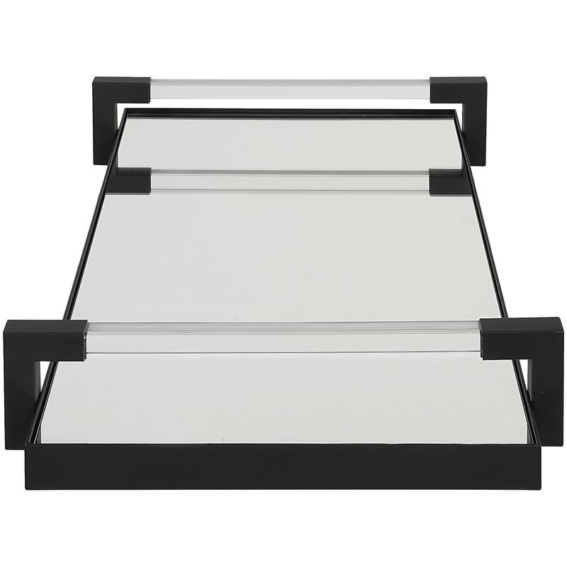 Uttermost 18082 Deki 23-3/4" Wide Acrylic and Iron Tray