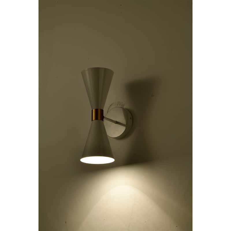 Smithy 7 Inch Matte Finish Adjustable Arm Wall Sconces (Color Optional)