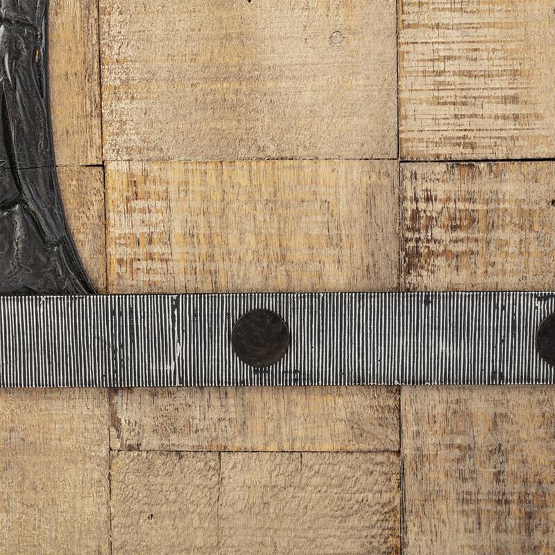 Rustic Style Tree of Life Wooden Wall Panel - 36" - Brown and Black