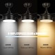 preview thumbnail 6 of 9, Moasis 48-inch 4 Blades Ceiling Fan with LED Lights and Remote Control