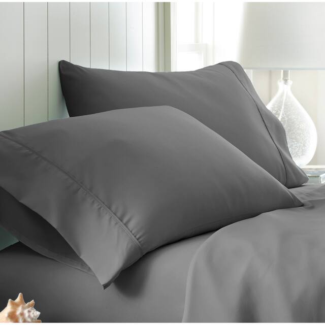 Becky Cameron Premium Ultra Soft 2-piece Microfiber Pillowcase Set - King - gray