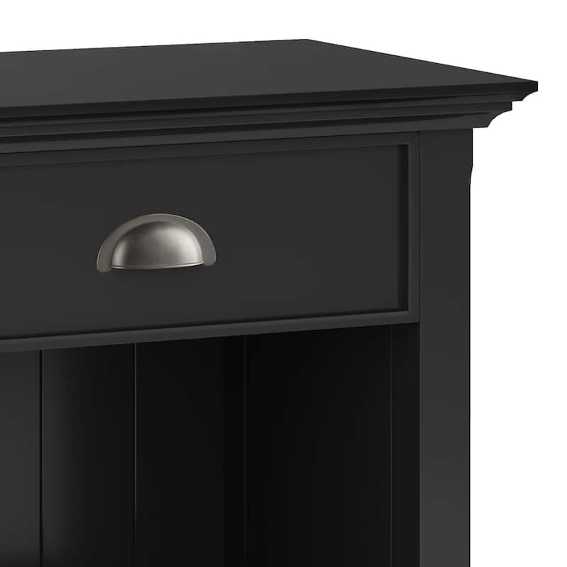 WYNDENHALL Normandy SOLID WOOD 24 inch Wide Bedside Nightstand Table